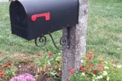 Post:  Caledonia Granite Mailbox Post