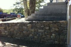 Installation by Doane's Landscaping - Wall Stone:  Olde NH Fieldstone