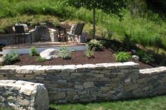 Installation by D.S. Jolie Landscapes - Wall Stone:  Autumn Wall